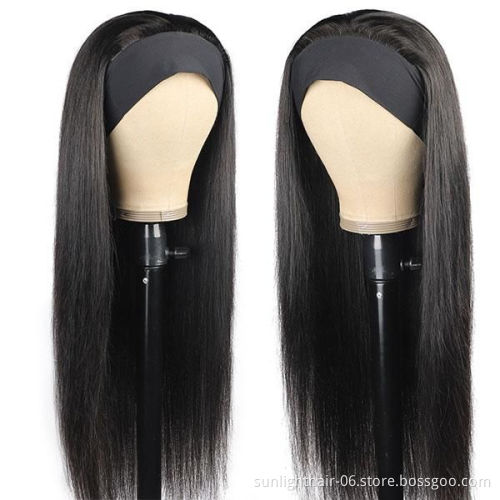 Sunlight Dreadlocks Lace Headband human wig Afro Vendo Machine Guangzhou Straight Cheap With Lowest Price Head Band W